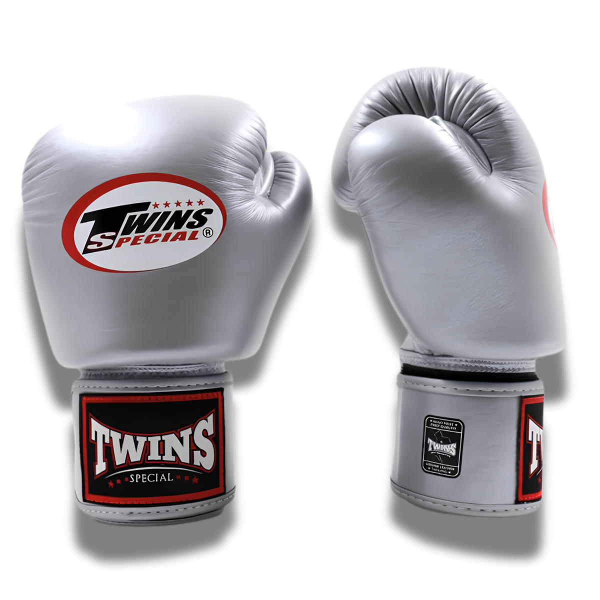 Twins Special - Velcro Boxing Gloves - BGVL3 - Silver