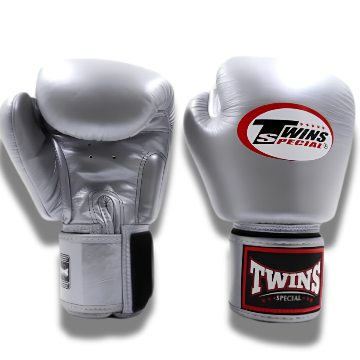 Twins Special - Velcro Boxing Gloves - BGVL3 - Silver