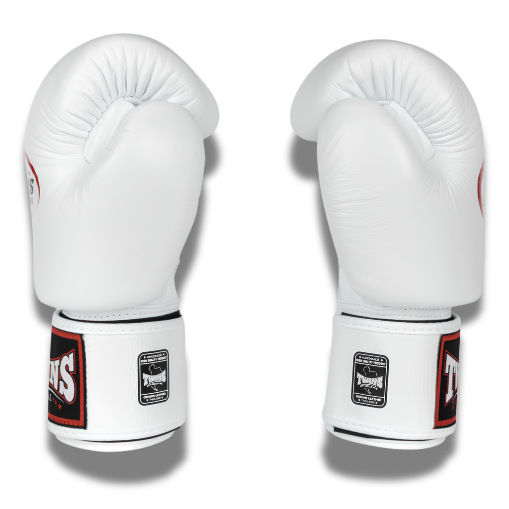 Twins Special - Velcro Boxing Gloves - BGVL3 - White