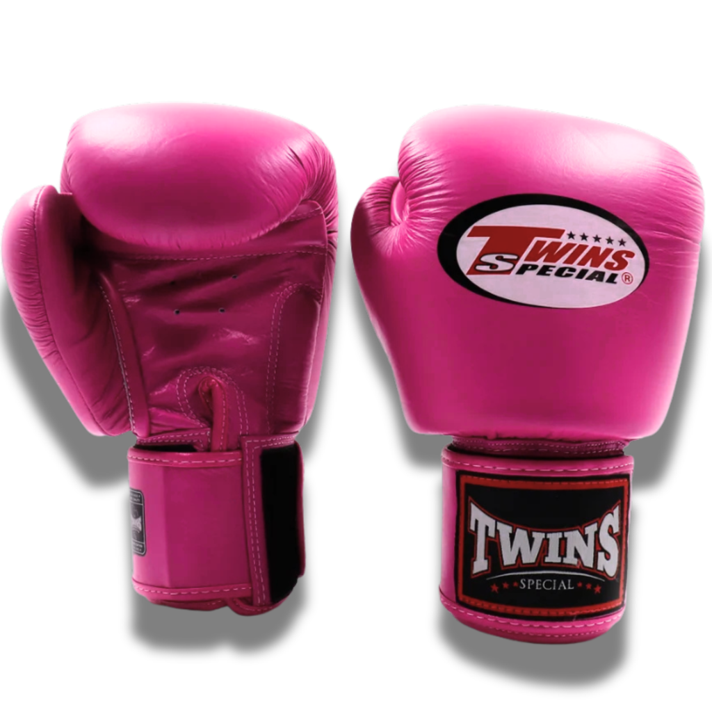 Twins Special - Velcro Boxing Gloves - BGVL3 - Dark Pink