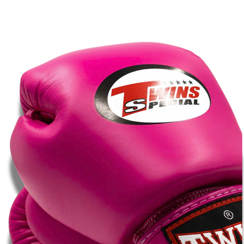 Twins Special - Velcro Boxing Gloves - BGVL3 - Dark Pink