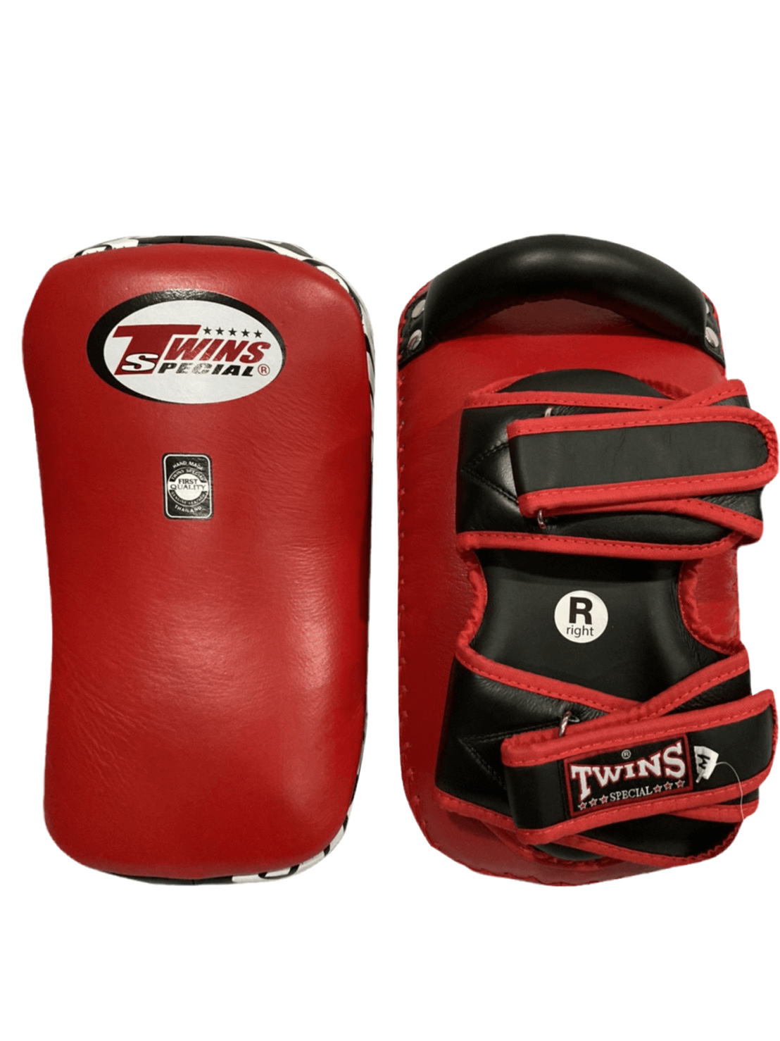 Twins Special Thai Pads KPL12 Red/Black - KICKPUNCHELBOW