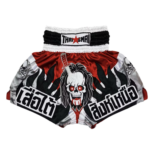 Thaismai Satin shorts - BS-1107 Skull