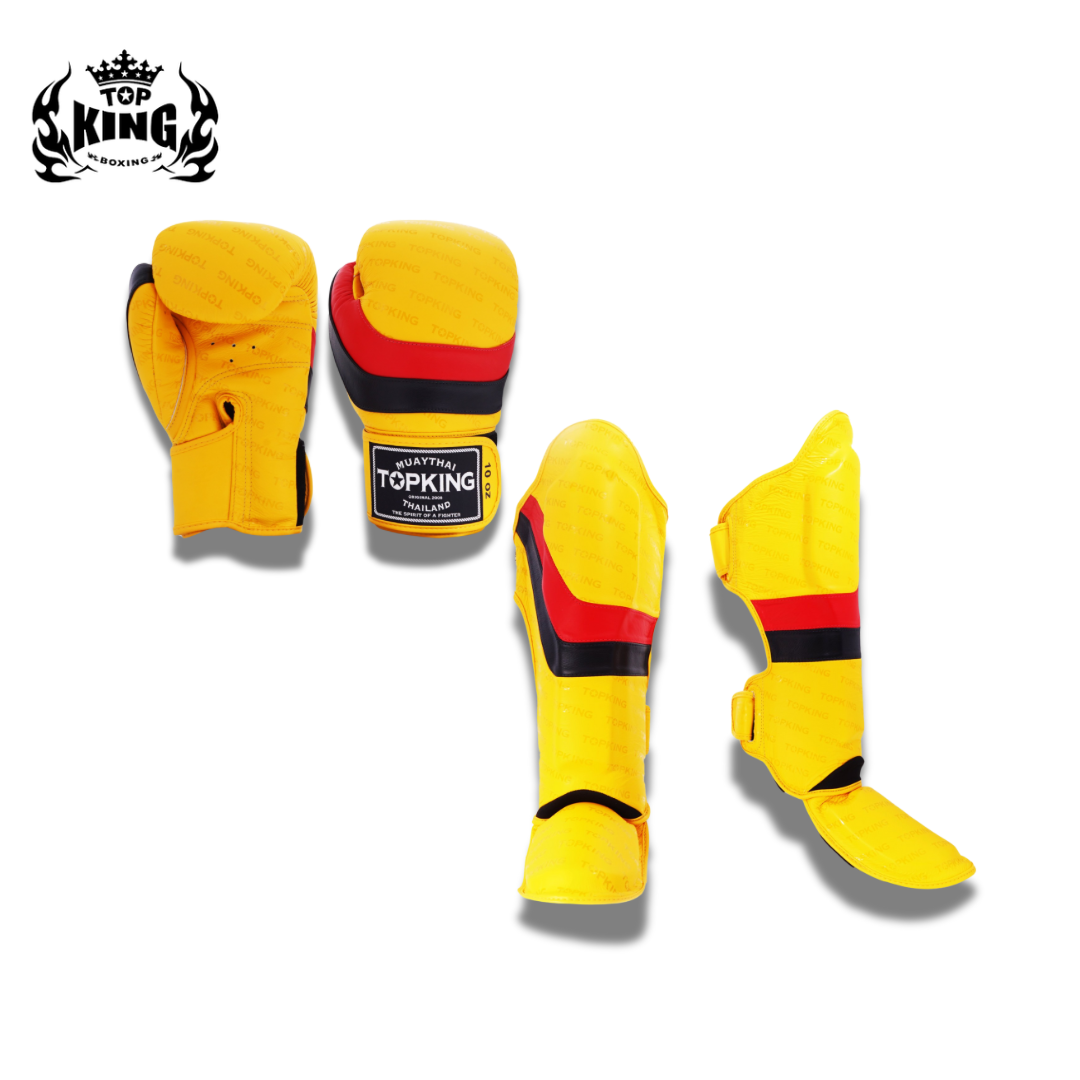 Top King Sparring Set Innovation Yellow - KICKPUNCHELBOW