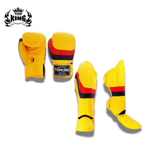 Top King Sparring Set Innovation Yellow - KICKPUNCHELBOW