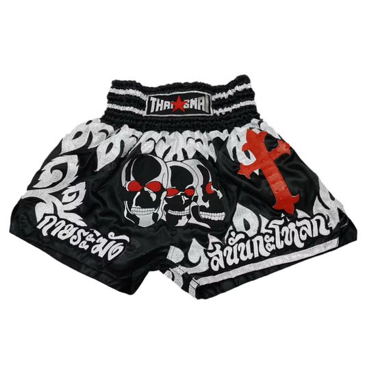 Thaismai Satin shorts - BS-1217 Skull