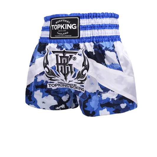 Top King Shorts Innovation Camo Blue - KICKPUNCHELBOW