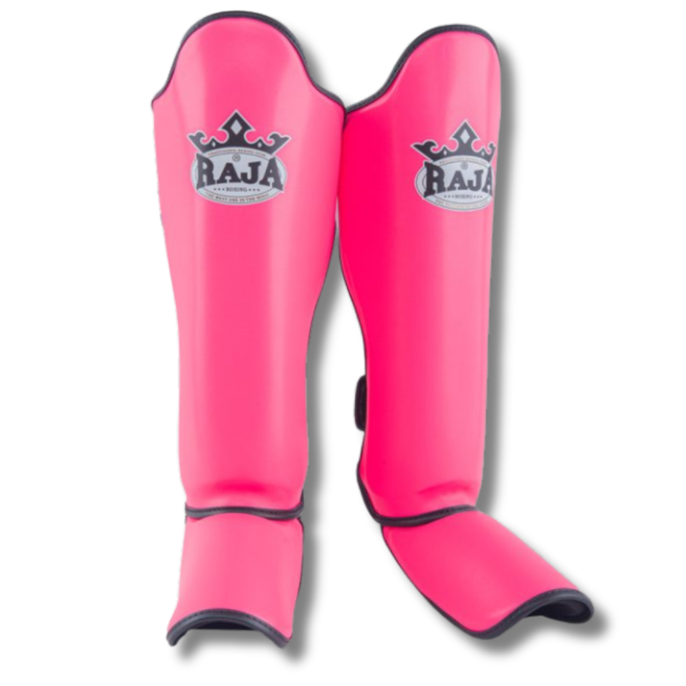 Raja Boxing - Shin Guards - Microfibre SG1 -Dark pink