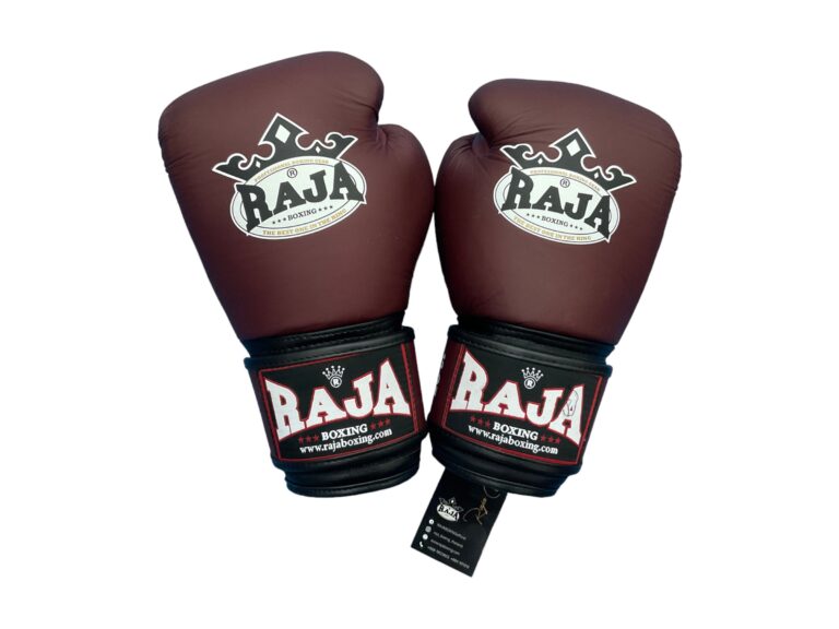 Raja Gloves - Authentic Leather Brown - KICKPUNCHELBOW