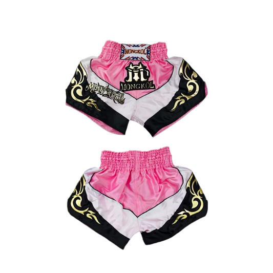 Mongkol Muay Thai Shorts -  Pink/ Black