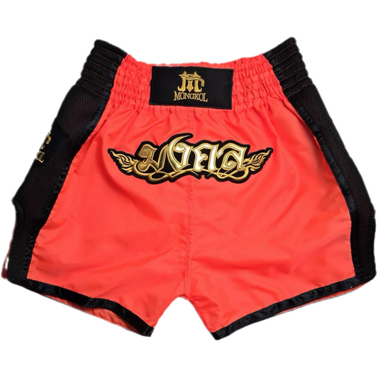 Mongkol Muay Thai Shorts - Orange(Nylon)
