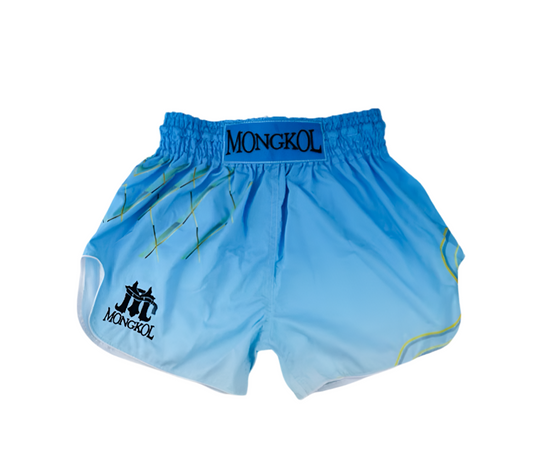 Mongkol Muay Thai Shorts - Sky blue Fade