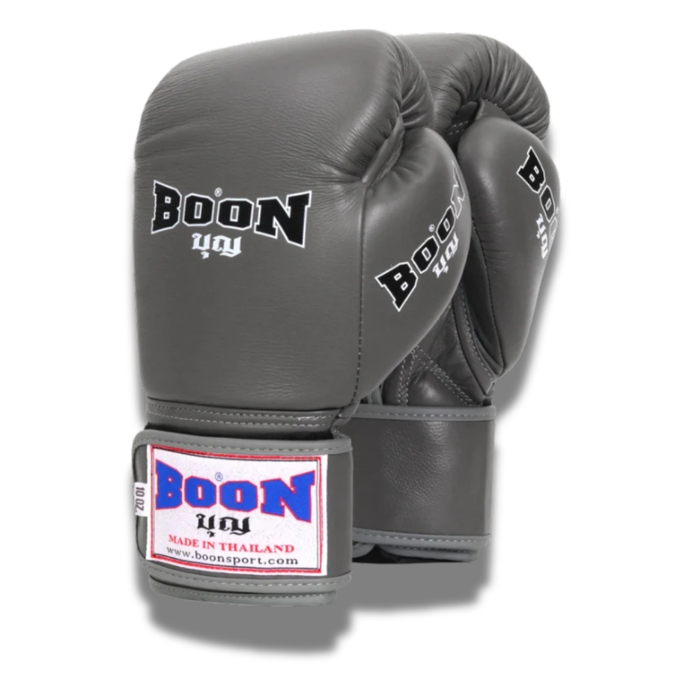 Boon Sport- BGC Compact Velcro Glove Grey – KICKPUNCHELBOW