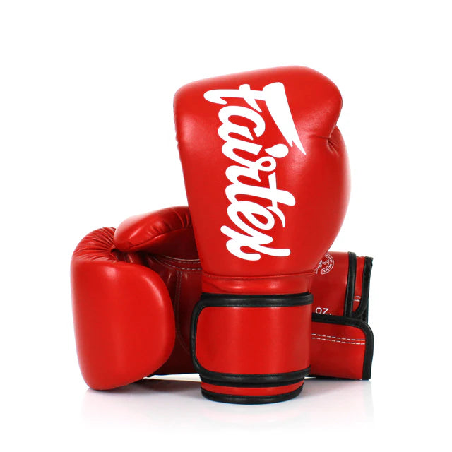 Fairtex Boxing Micro Fibre Gloves Red