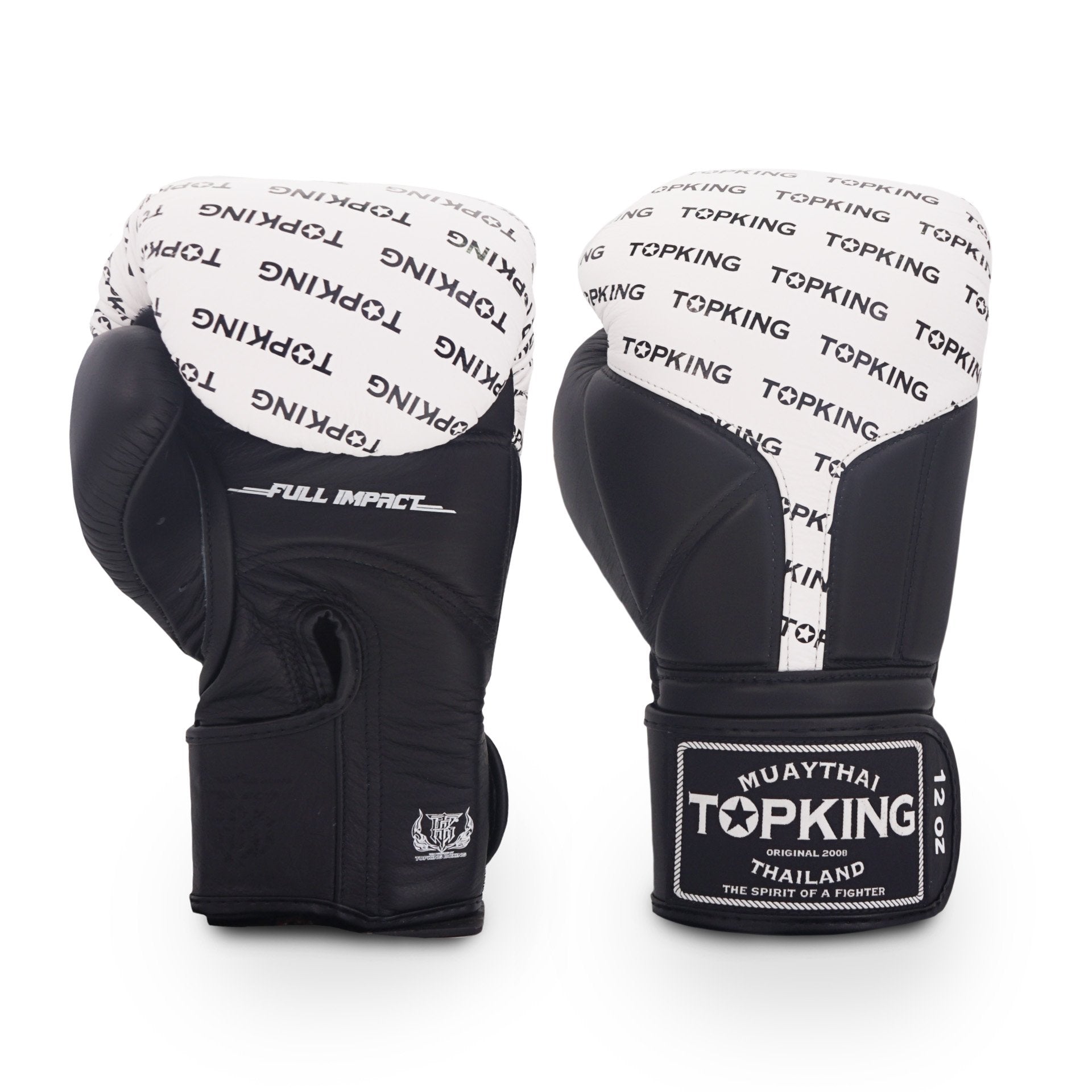 Top King Dual Color Black/White - KICKPUNCHELBOW