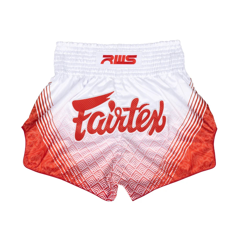 Fairtex - Muay Thai Shorts - RWS - White