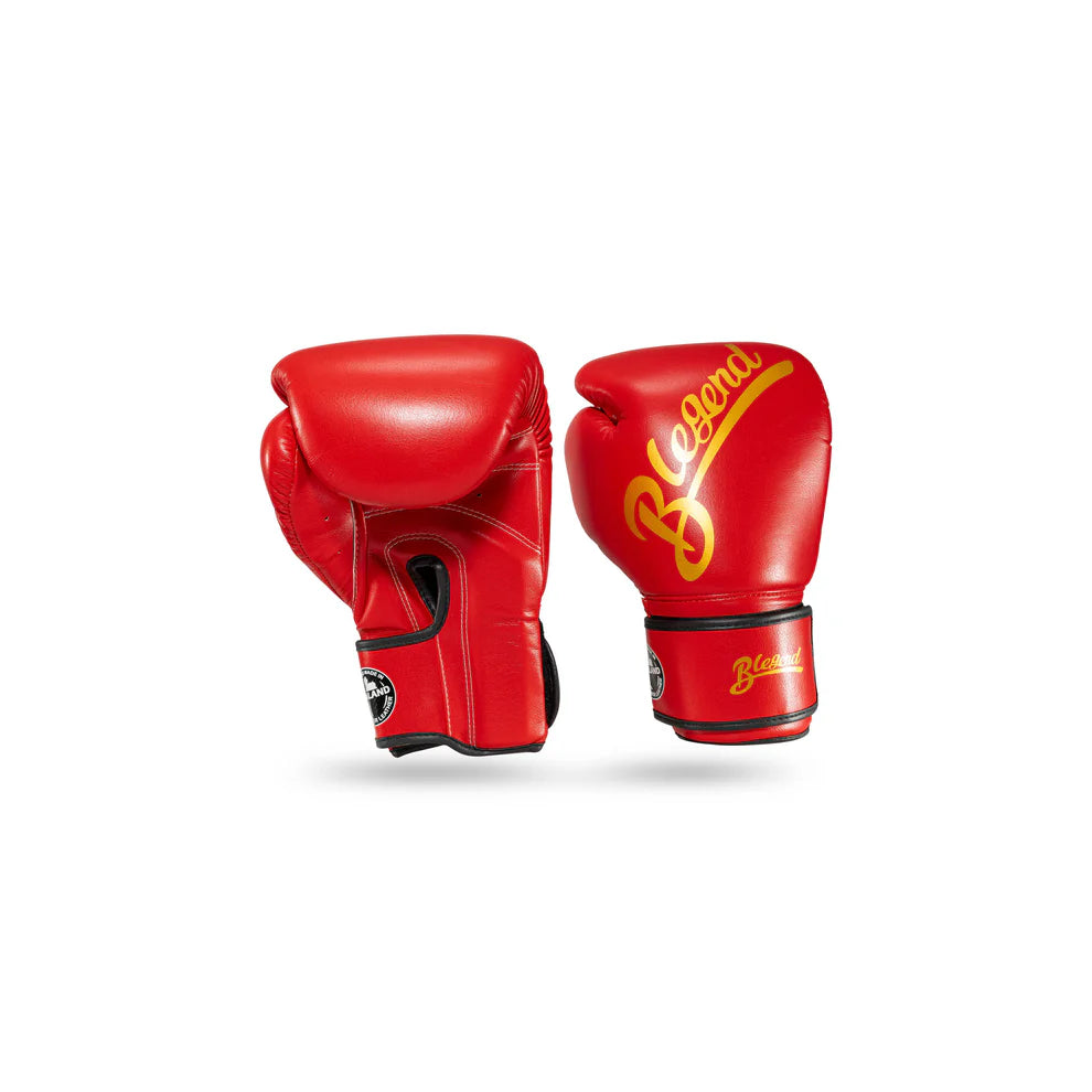Blegend Boxing Gloves BGL32 Ultimate Velcro Red Gold