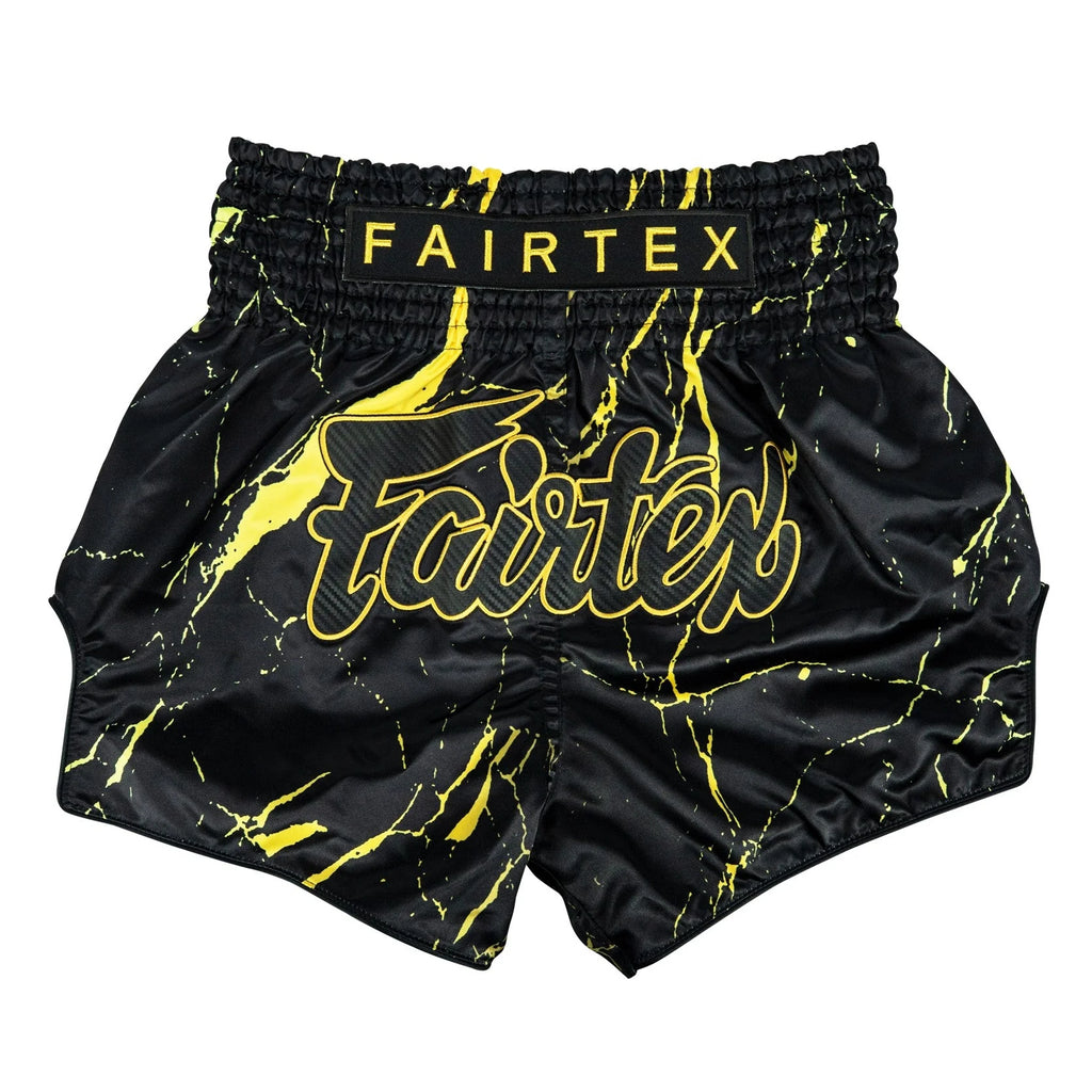 Fairtex Muay Thai Shorts - Gold Dropz - KICKPUNCHELBOW