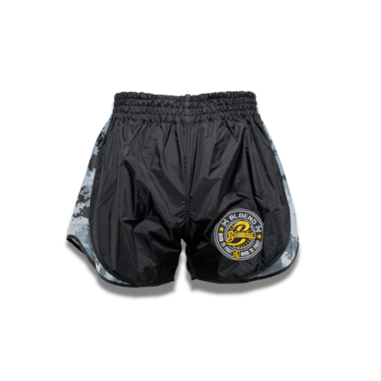 Blegend Boxing Shorts - Powerhouse 2.0 Black Camo Grey