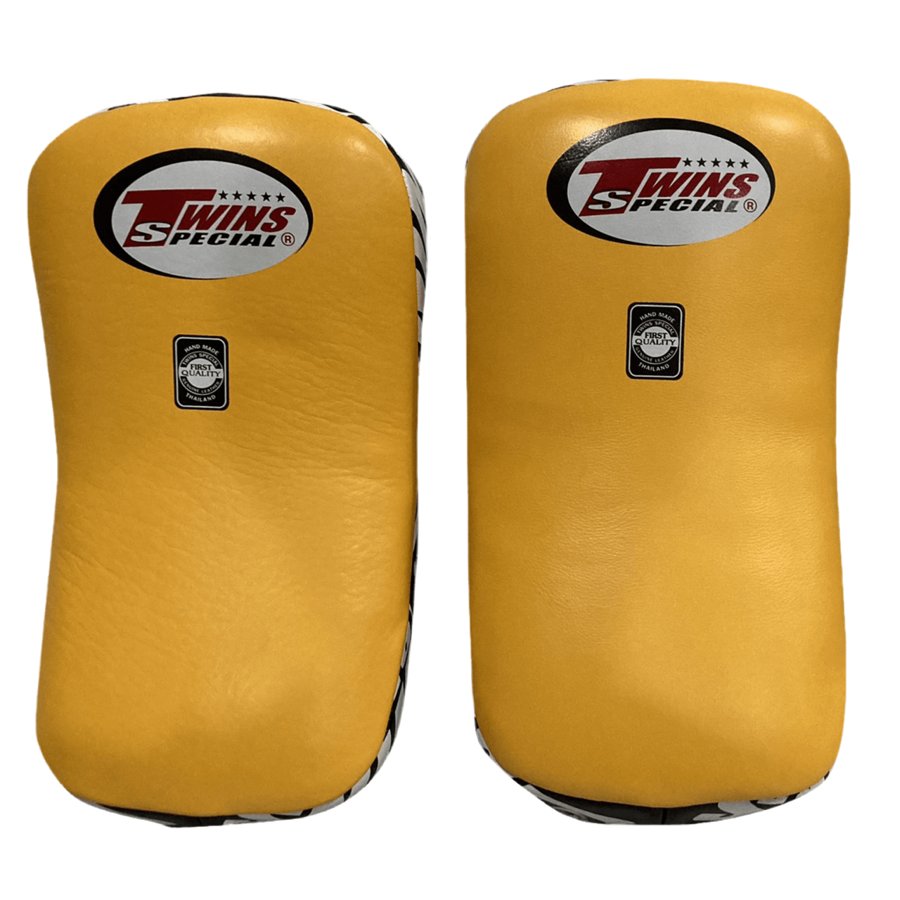 Twins Special Thai Pads KPL10 Yellow/Black - KICKPUNCHELBOW