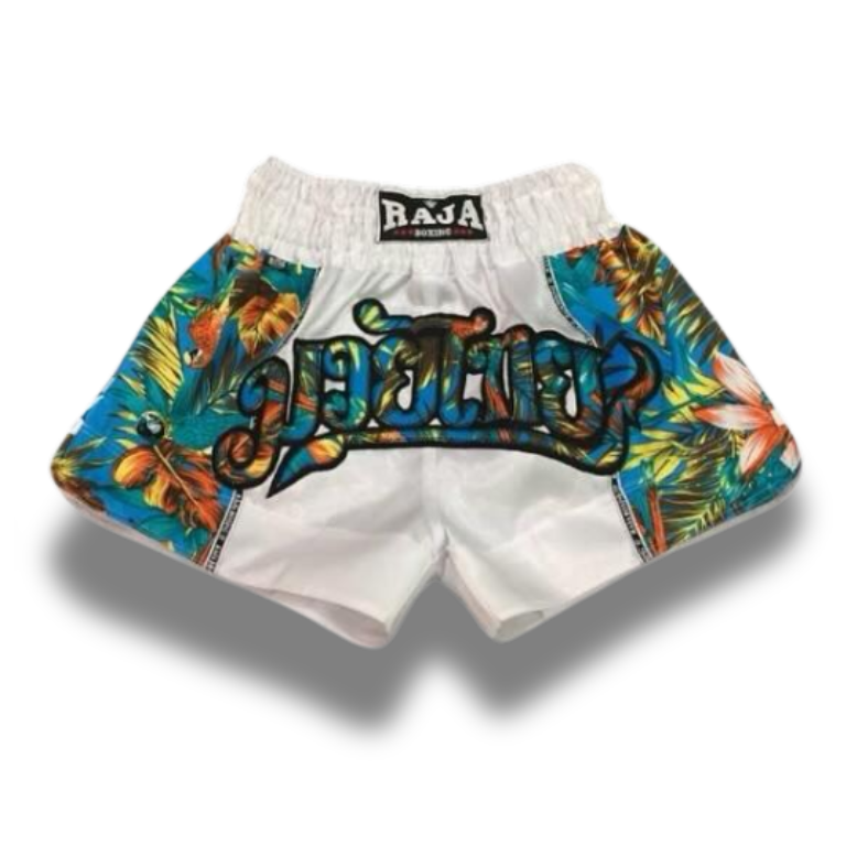 Raja Muay Thai  Fancy Shorts - Flower  SPS02
