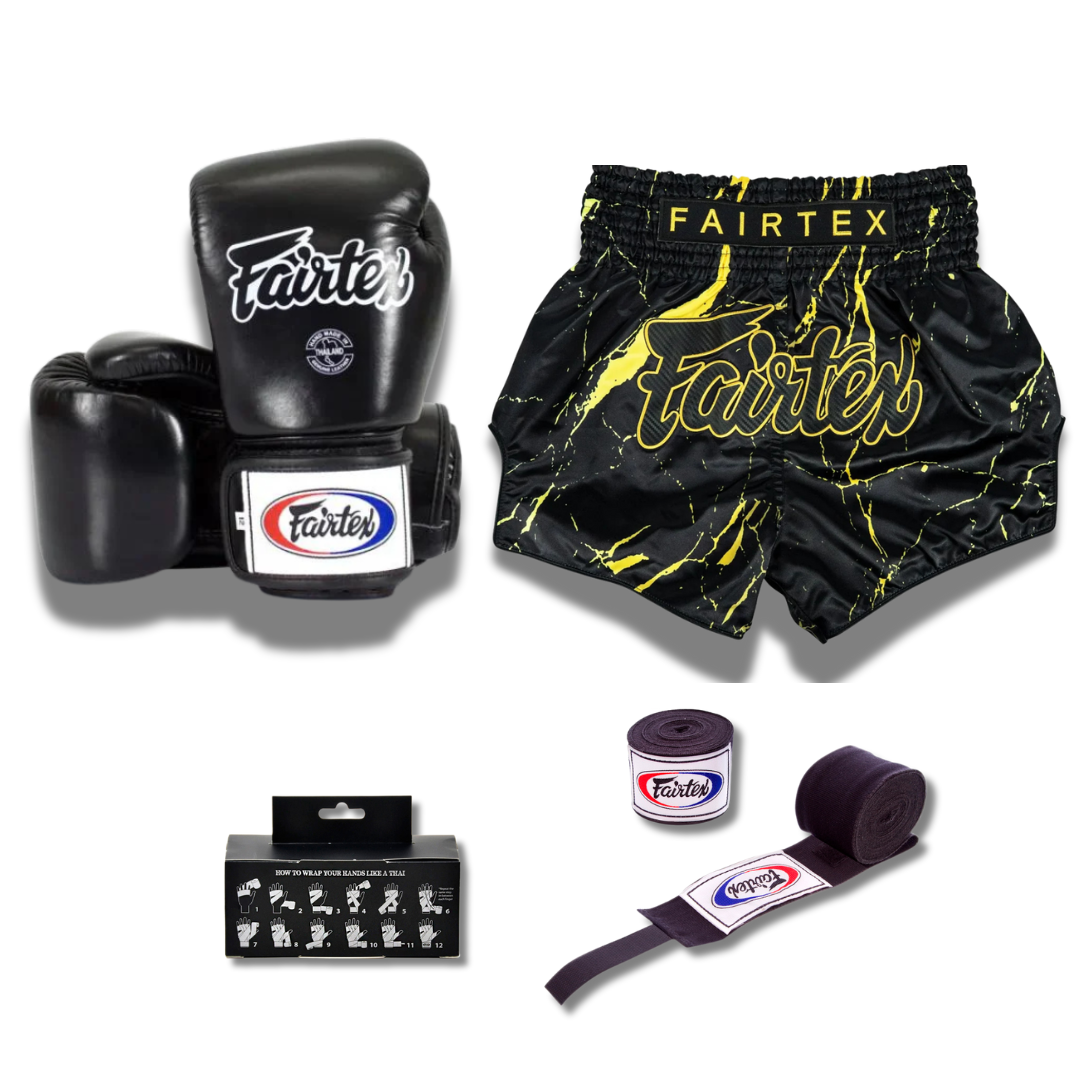 Fairtex Gold Dropz Short Glove Combos