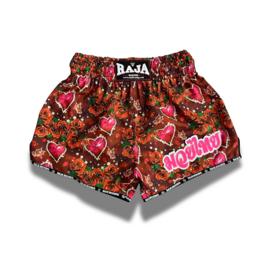 Raja Muay Thai  Fancy Shorts - SP68-004 Orange Rose
