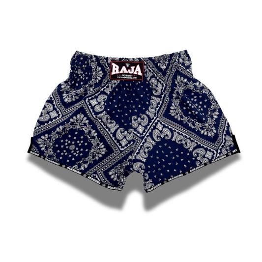 Raja Muay Thai  Fancy Shorts - Blue
