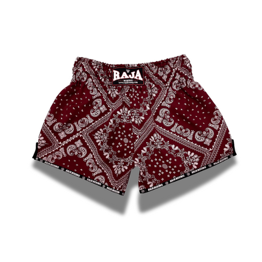 Raja Muay Thai  Fancy Shorts - Red