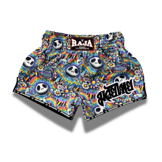 Raja Muay Thai  Fancy Shorts - SP67-036 Skull