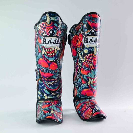 Authentic Leather Raja Shin Guards Giant