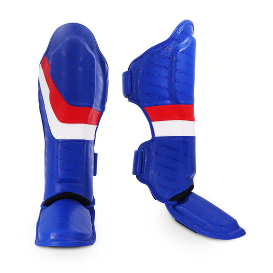 Top King Shin Guards Innovation Blue - KICKPUNCHELBOW