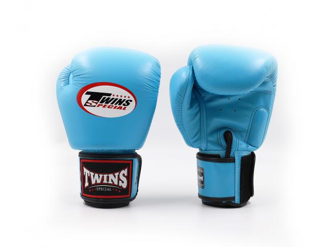 Twins Special BGVL3 Velcro Boxing Gloves - Light Blue