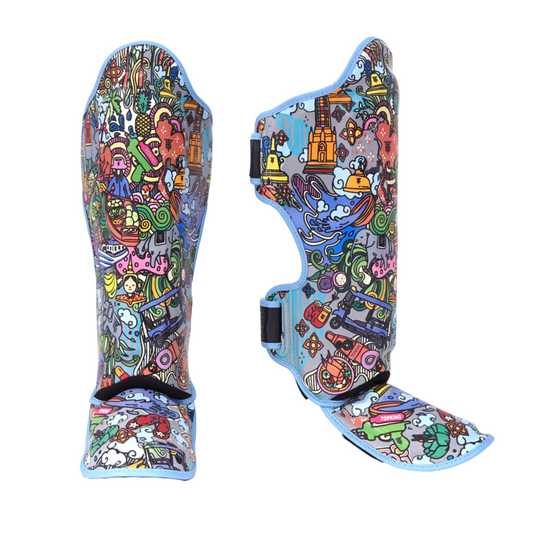Top King Shin Guards Thai Style - KICKPUNCHELBOW