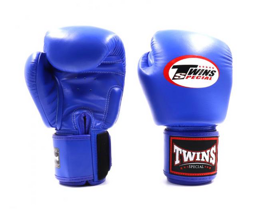 Twins Special BGVL3 Velcro Boxing Gloves Blue - KICKPUNCHELBOW