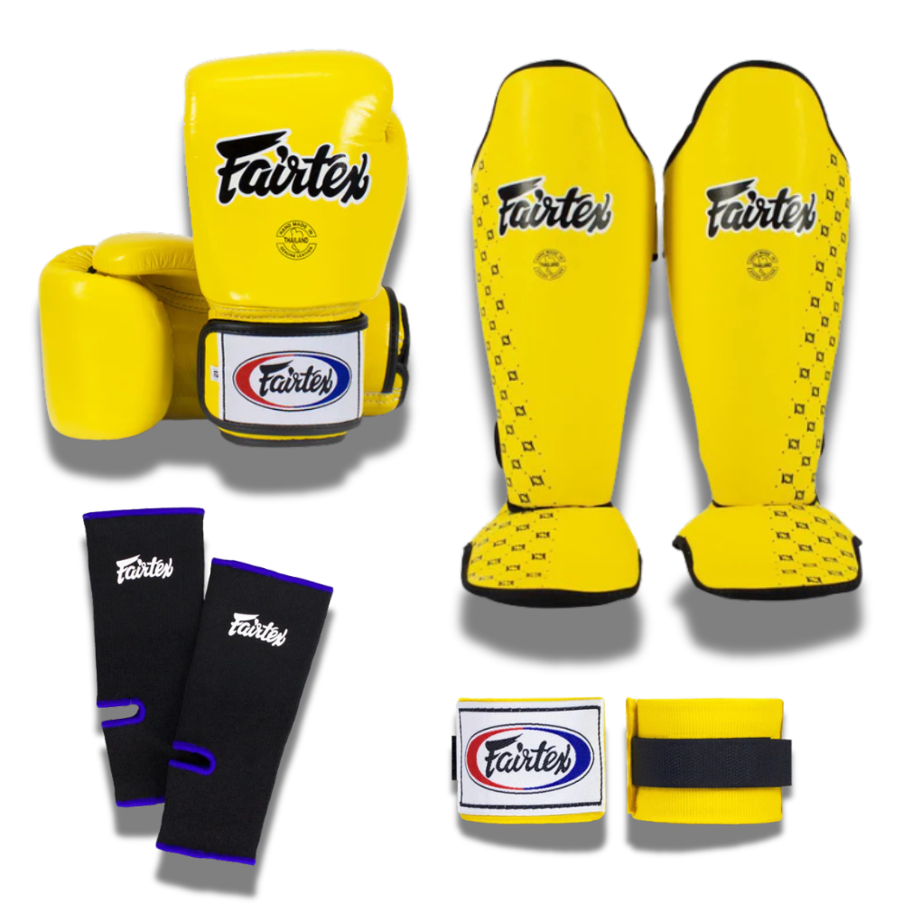Fairtex Sparring Set SP5 BGV1 FULL SET Yellow