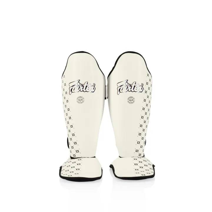 FAIRTEX SP5 Shin Guards White - KICKPUNCHELBOW