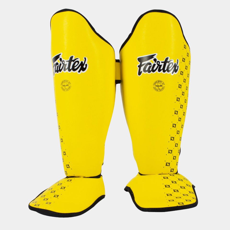 FAIRTEX SP5 Shin Guards Yellow - KICKPUNCHELBOW
