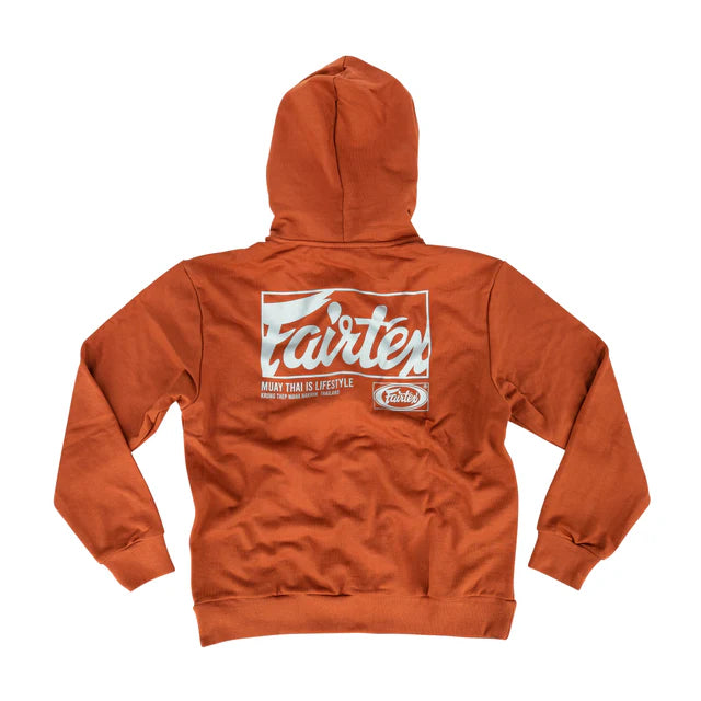 Fairtex Zipper Hoodie - FHS22 Orange