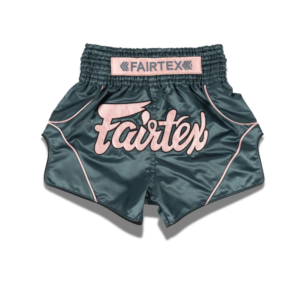 Fairtex Athletic Muay Thai Shorts - Arokaya Special - Aqua Bloom