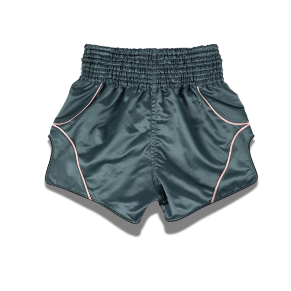 Fairtex Athletic Muay Thai Shorts - Arokaya Special - Aqua Bloom