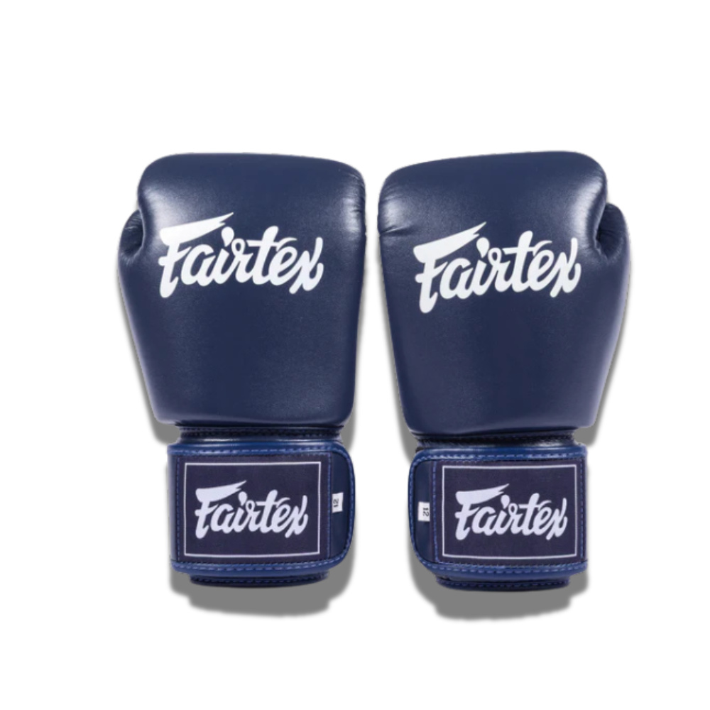 Fairtex BGV20 Pastel Blue Boxing Gloves - Genuine Leather - Muay Thai/Competition