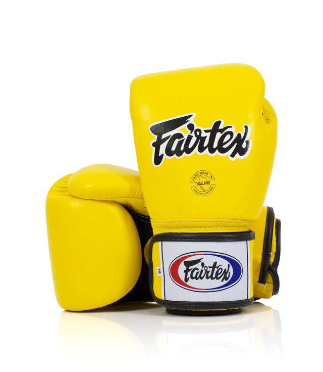Fairtex - Sparring Set BGV1 Gloves/SP5 Shin Guards - Yellow