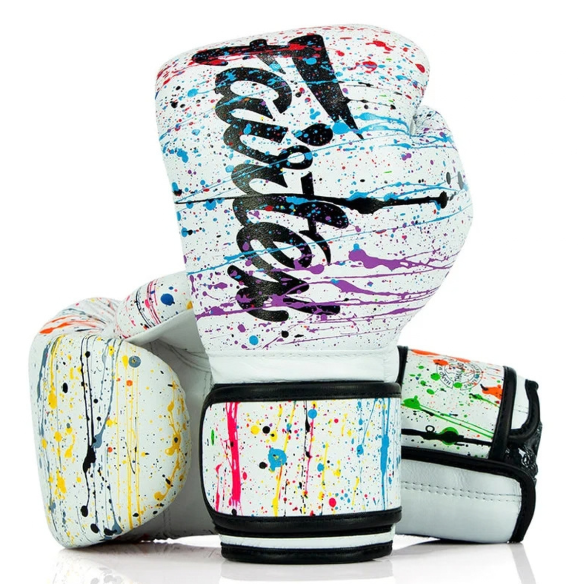 Fairtex - Sparring Set BGV1 Gloves/SP5 Shin Guards - Painter Drip