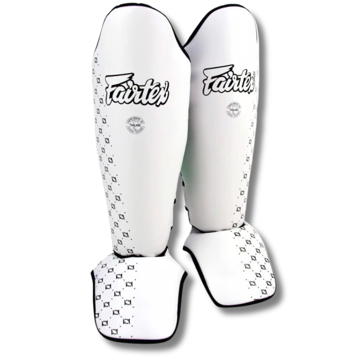 Fairtex - Sparring Set - BGV1 Gloves/SP5 Shin Guards/HW5 Handwraps/AS1 Ankle Guards - White
