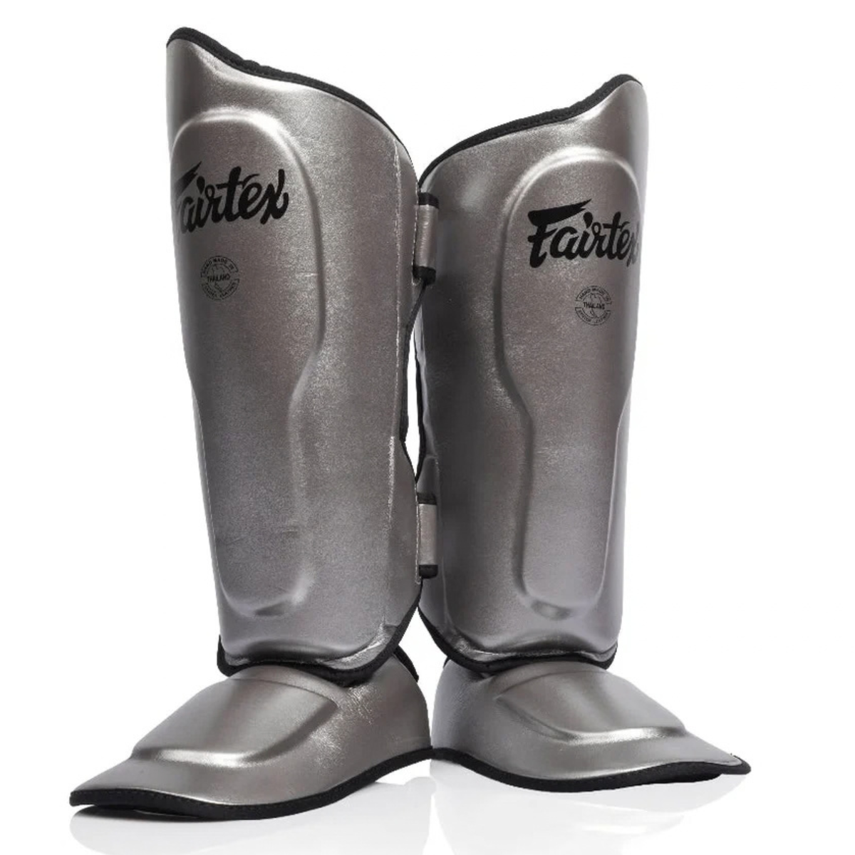 Fairtex - Shin Guards - SP9 Ultra Ergo - Liquid Steel