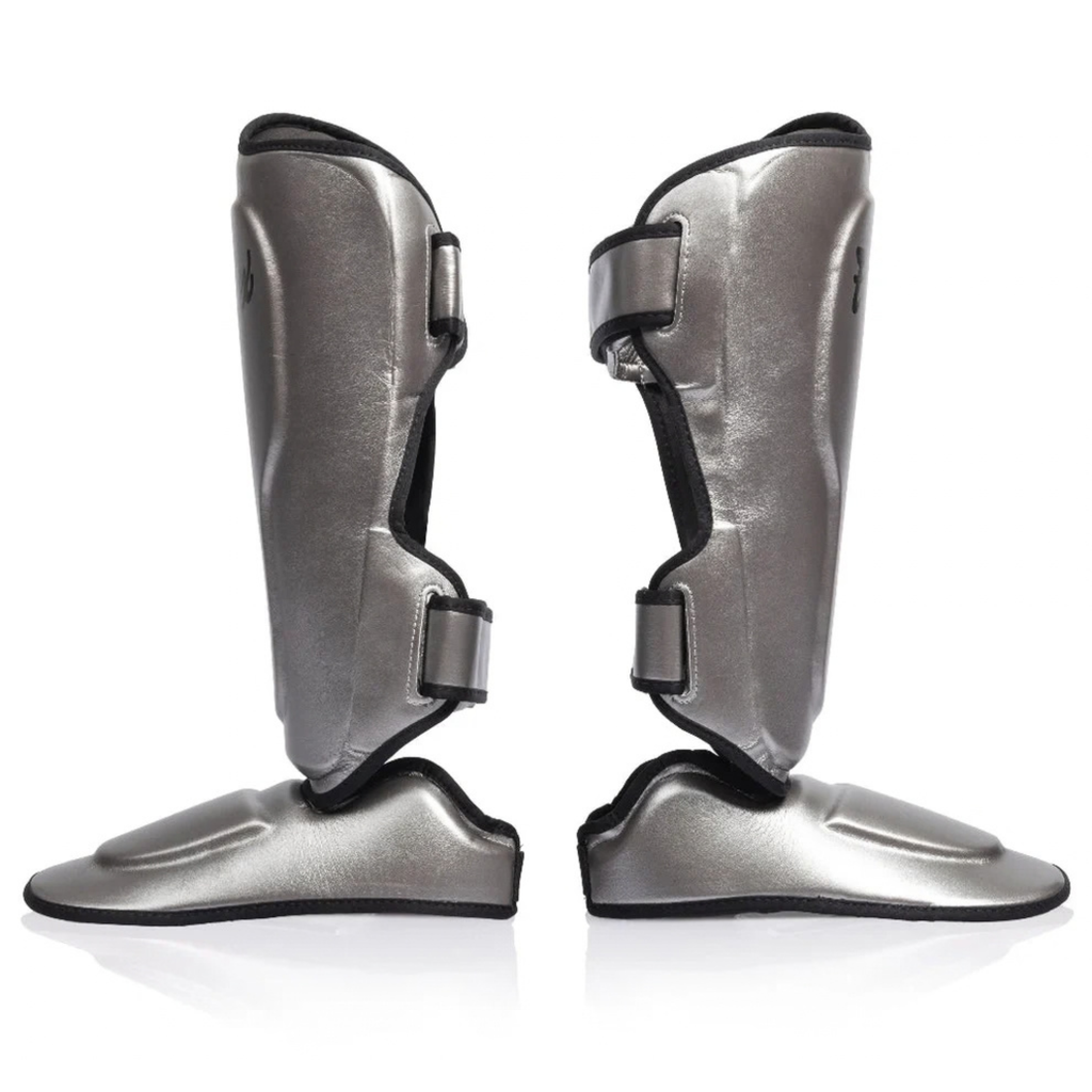 Fairtex - Shin Guards - SP9 Ultra Ergo - Liquid Steel