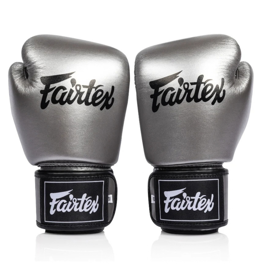 Fairtex - Sparring Set BGV14 Gloves/SP9 Shin Guards - Liquid Steel