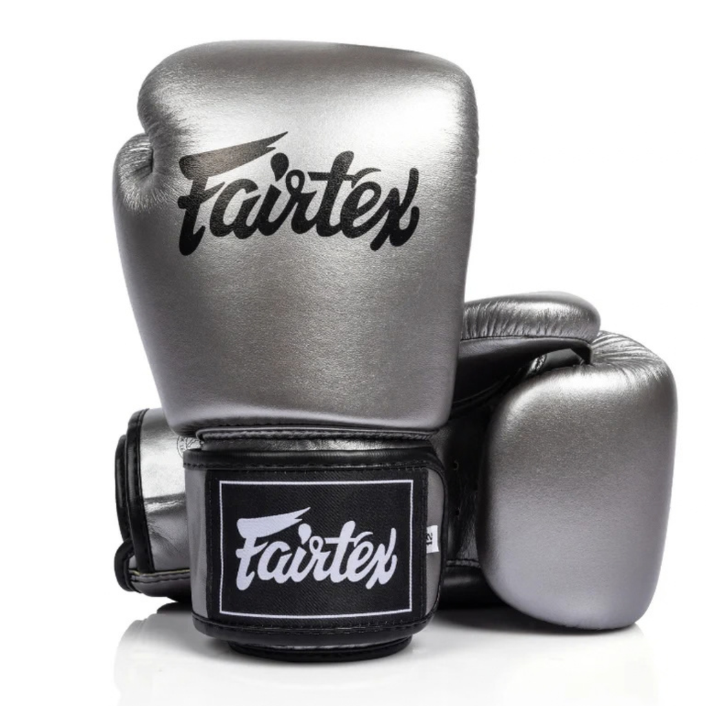 Fairtex - Sparring Set BGV14 Gloves/SP9 Shin Guards - Liquid Steel