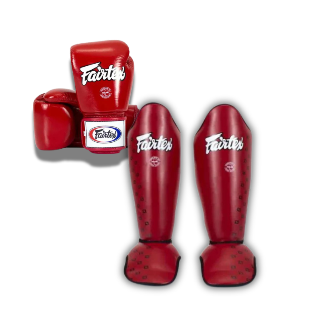 Fairtex Sparring Set BGV1 SP5 Red - KICKPUNCHELBOW